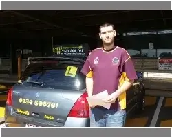 Sam Passed 1st Time Sam Passed 1st Time in Logan with FAB Driving School