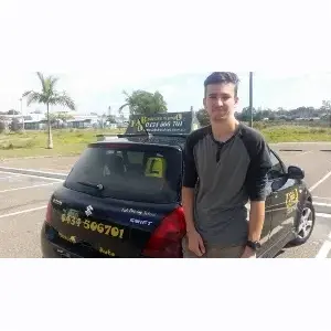 Mitch Passed 1st Time Mitch Passed 1st Time in Logan with FAB Driving School