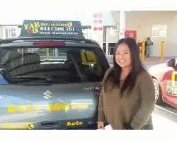 Kim passed 1st Time Kim passed 1st Time with FAB Driving School