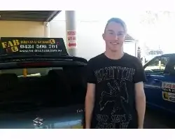 Ryen Passed 1st Time Ryen Passed 1st Time in Logan Brisbane with FAB Driving School