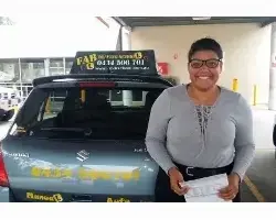 Soriya Passed 1st Time Soriya Passed 1st Time in Logan with FAB Driving School